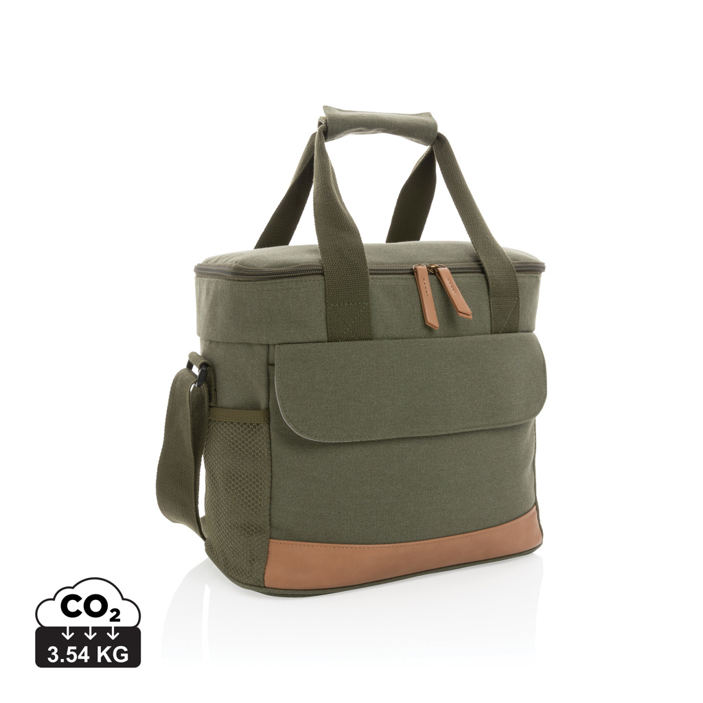 Sac isotherme en toile recyclé personnalisable Impact Vert 